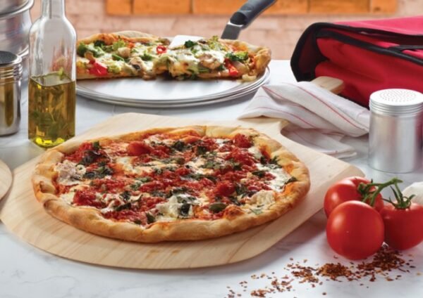 20" x 20" Wooden Tapered Pizza Peel