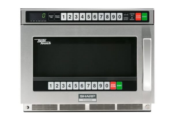Sharp TwinTouch 2200 Watt Commercial Microwave Oven with Dual TouchPads (RCD2200M)