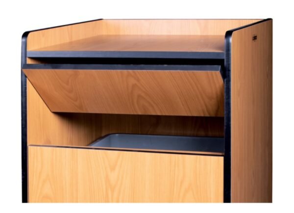35 Gallon Trash Can Natural-Wood Color - Image 3