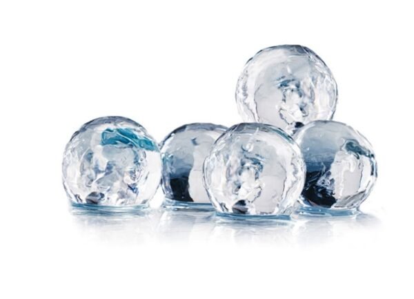 Round Ice Cube Tray, 6 Compartments - Image 2