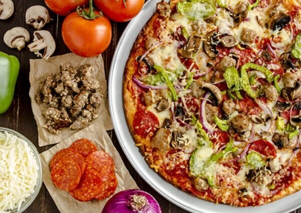 15'' Aluminum Wide-Rim Pizza Pans