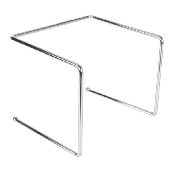 Chrome Metal Pizza Stand - Image 2