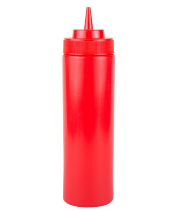 24 OZ WIDE-MOUTH SQUEEZE BOTTLE, RED (6PK) - Image 4