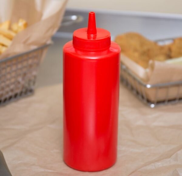 Red Regular Squeeze Bottles