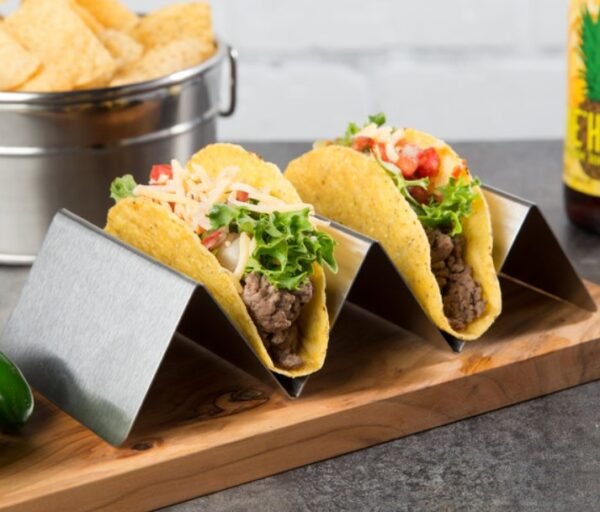 Taco Holder, Stainless Steel