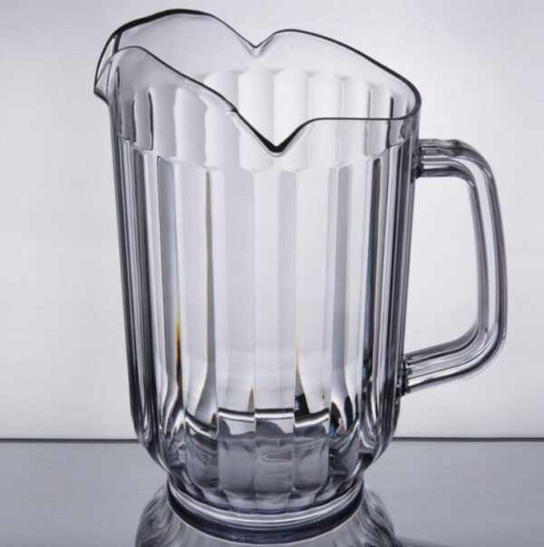 64 OZ WATER PITCHER, THREE SPOUTS, CLEAR COLOR - Image 2