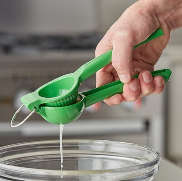 Handheld Citrus Squeezer Green Aluminum