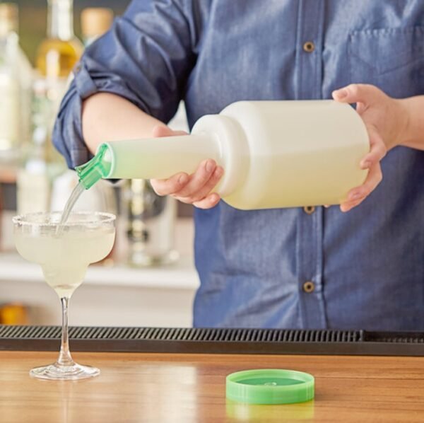 2 QT STORER AND POUR, GREEN