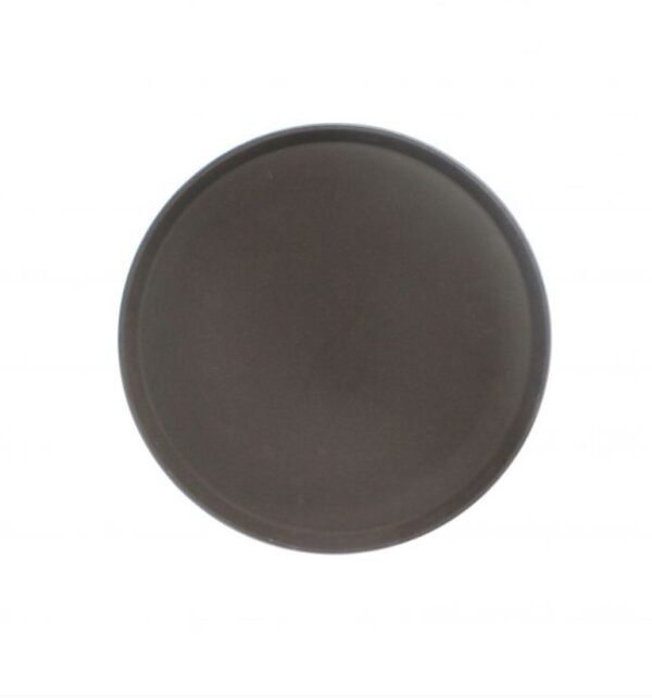 11" ROUND TRAY, BROWN, FIBERGLASS - Image 2