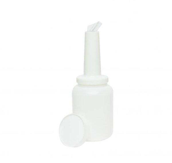 2 QT STORER AND POUR, WHITE - Image 2