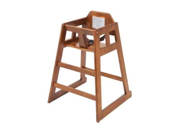 Wooden High Chair, Assembled
